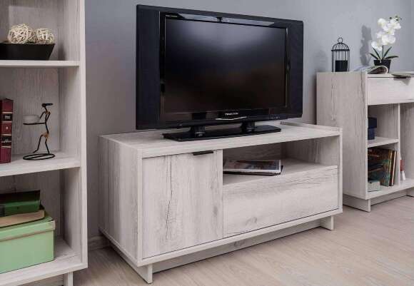 Тумба для телевизора Флекс 3 Дуб Шавиниган Тумба для телевизора Флекс 3 Дуб Шавиниган