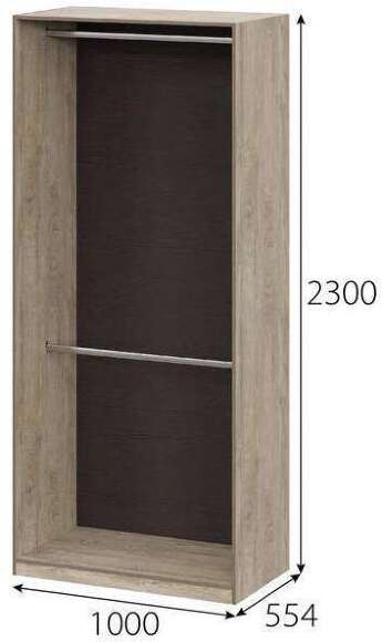 Корпус шкафа 100 Этна (Арника)