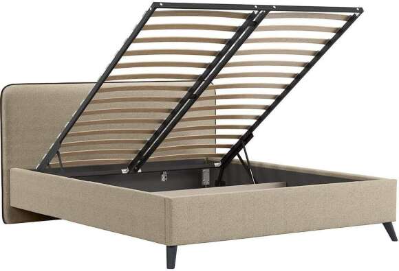 Миа кровать 180 Bravo light brown (бежево-коричневый) / кант Лайт 10 Велюр (коричневый) Миа кровать 180 Bravo light brown (бежево-коричневый) / кант Лайт 10 Велюр (коричневый)