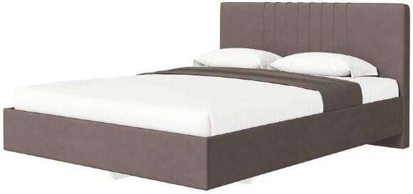 Кровать с латами Соло 180*200, Коричневый Кровать с латами Соло 180*200, Коричневый