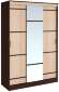 Шкаф-купе 1500 Сакура БТС (Венге, Лоредо)