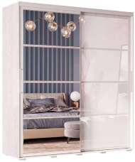 Шкаф-купе Крафт-6 БТС (Белый)