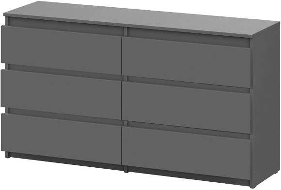 Денвер комод с ящиками 1,38 м / Графит серый Денвер комод с ящиками 1,38 м / Графит серый