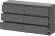 Денвер комод с ящиками 1,38 м / Графит серый Денвер комод с ящиками 1,38 м / Графит серый