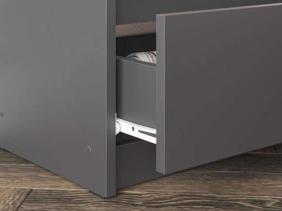 Денвер комод с ящиками 1,38 м / Графит серый Денвер комод с ящиками 1,38 м / Графит серый