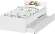 Токио кровать одинарная 0,9 с основанием и 1 ящиком / Белый текстурный