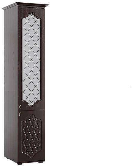 Пенал со стеклом Престиж шоколад / венге