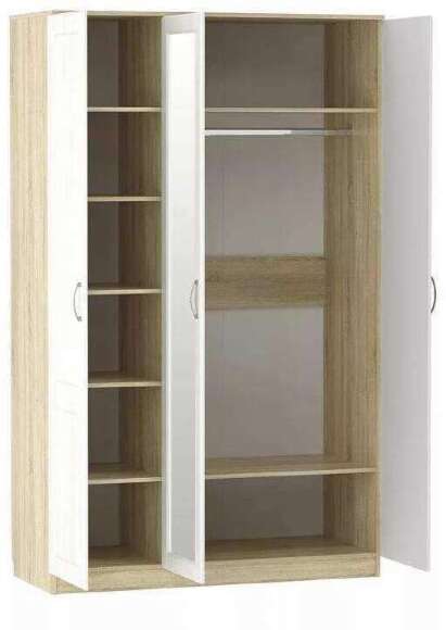 НМ 040.33 Шкаф Оливия Дуб Сонома/белое дерево НМ 040.33 Шкаф Оливия Дуб Сонома/белое дерево