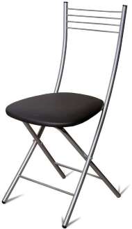 Стул Хлоя Складной Серебро/ С-118