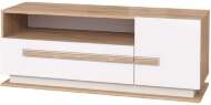 Тумба ТВ Дора 30.04-02 дуб сонома/белый глянец