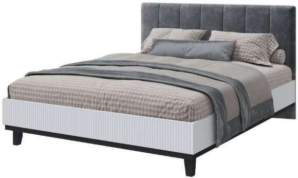 Кровать с мягкой спинкой 120х200 Шарлиз (MLK) с основанием