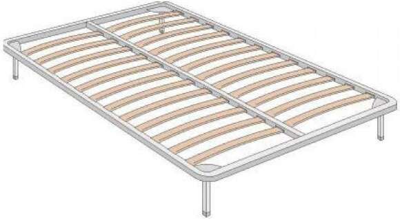 Разборное ортопедическое основание КО-15 120х200, ножка 270 мм Разборное ортопедическое основание КО-15 120х200, ножка 270 мм