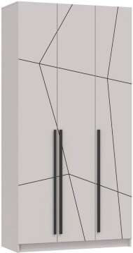 Брандо шкаф для одежды 67.12 МДФ Геометрия Кашемир Брандо шкаф для одежды 67.12 МДФ Геометрия Кашемир