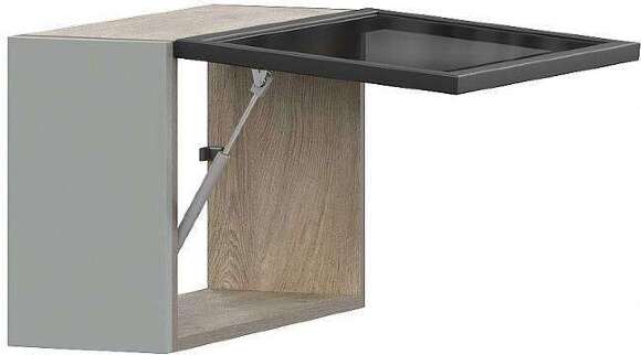 КГ Этна Шкаф навесной барный 2АТП1Я Софт Грей КГ Этна Шкаф навесной барный 2АТП1Я Софт Грей