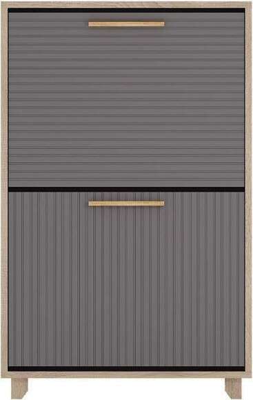 Ньёрд Обувница 600.2 Дуб Сонома/Черника Ньёрд Обувница 600.2 Дуб Сонома/Черника