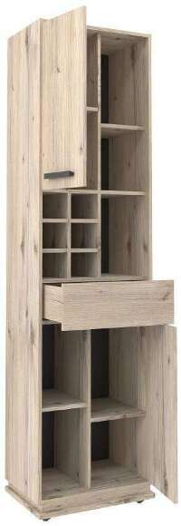 Шкаф МЦН Nature 2 (Гаскон пайн/Черный)