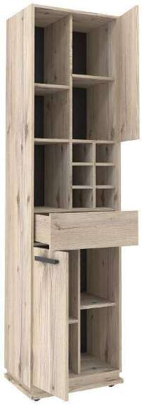 Шкаф МЦН Nature 2 (Гаскон пайн/Черный)