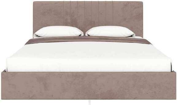Кровать с латами Соло 180*200, Коричневый, бежевый Кровать с латами Соло 180*200, Коричневый, бежевый