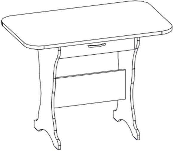 Стол-тумба СТ-04 Анкор Светлый