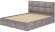 Кровать 160х200 с проложками ДСП Линда, грей