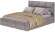 Кровать 160х200 с проложками ДСП Линда, грей