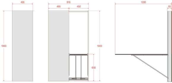 Гладильная доска трансформер Shelf.On Табула ЗЕРКАЛО art.5830 Гладильная доска трансформер Shelf.On Табула ЗЕРКАЛО art.5830