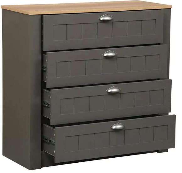 Комод Прованс (Олмеко) 37.12 серый