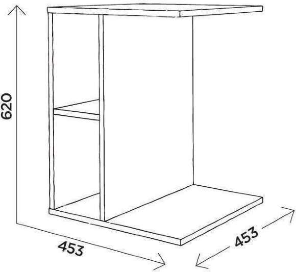 Столик журнальный Януш 4, таксония темная