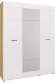 Шкаф трехстворчатый Ненси дуб золотой крафт/белый глянец Шкаф трехстворчатый Ненси дуб золотой крафт/белый глянец