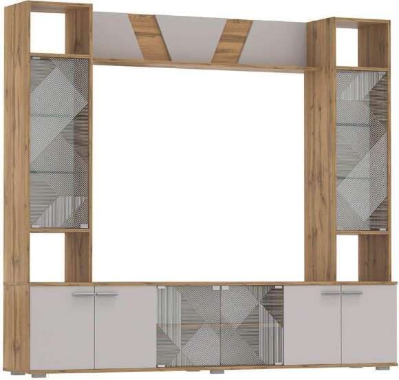 63.03 Тумба для ТВ Дуб золотой/Кашемир 63.03 Тумба для ТВ Дуб золотой/Кашемир