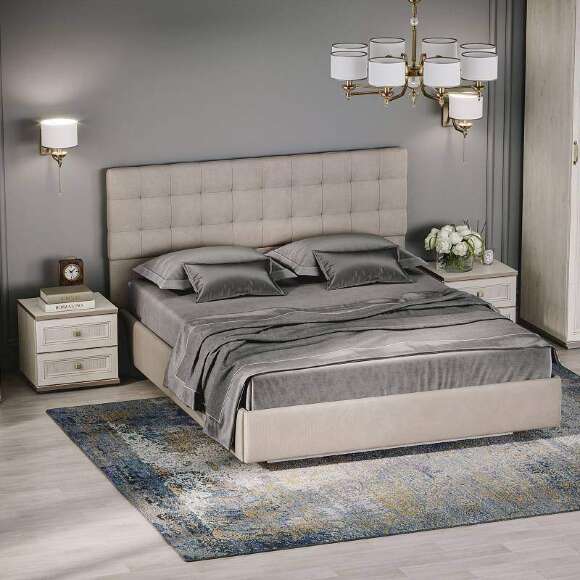 Кровать 140x200 с гибким основанием, серия 2