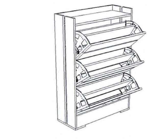 Обувница ЯПТ-2 Ямайка ТЭКС (Ясень шимо)