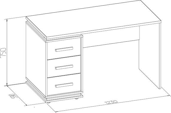 Cтол письменный Nature 84 Глазов-мебель Cтол письменный Nature 84 Глазов-мебель