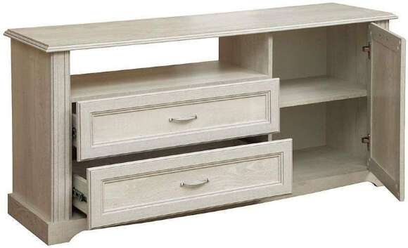 Тумба для ТВ Сохо 32.16, Бетон пайн белый