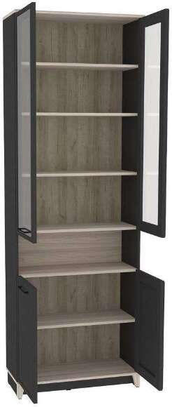 Шкаф для книг Аурелио 7 (Глазов) Антрацит