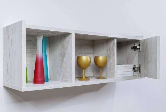 Полка навесная Флекс 11 Дуб Шавиниган Полка навесная Флекс 11 Дуб Шавиниган