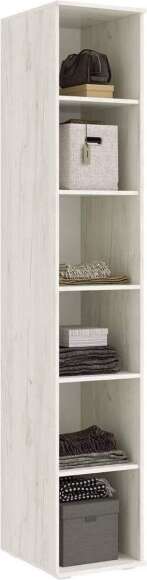 Пенал Фиеста New графит / дуб крафт белый