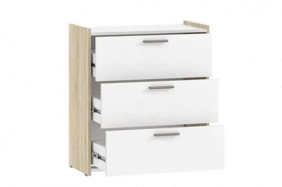 Комод Симпл НМ 013.19 дуб сонома/белый
