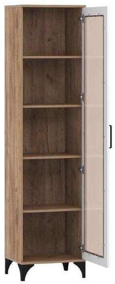 НМ 013.06 Марсель шкаф-пенал Дуб Крафт табачный/Меренга НМ 013.06 Марсель шкаф-пенал Дуб Крафт табачный/Меренга