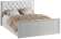 Кровать 140х200 Модена МКР-2 с настилом из ДСП (Домани) Ясень Анкор светлый