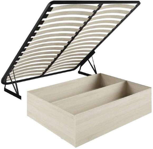 Кровать 160х200 Модена МКР-2 с подъемным механизмом (Домани) Ясень Анкор светлый