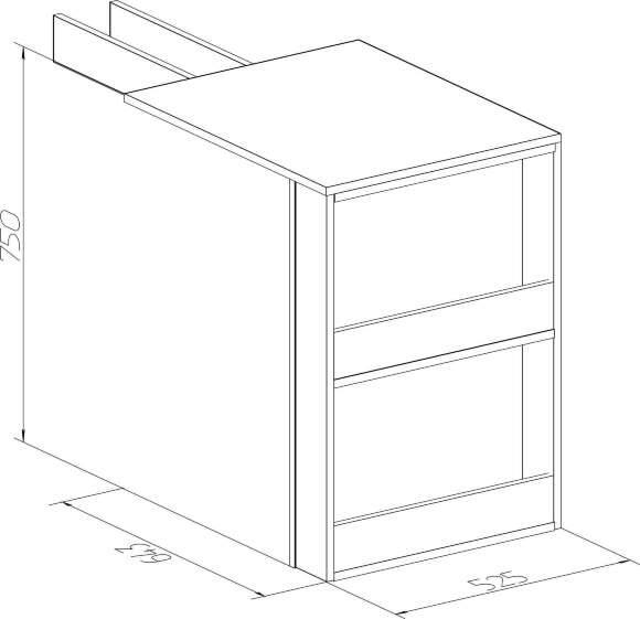 Cтол приставной угловой Nature 86 Глазов-мебель