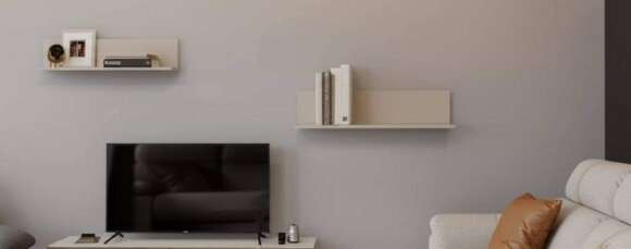 Полка навесная Калипсо (2 шт.), Меланж