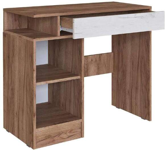 Стол косметический Вегас (ТЭКС) Крафт табачный / Крафт белый Стол косметический Вегас (ТЭКС) Крафт табачный / Крафт белый