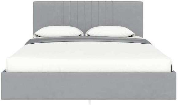 Кровать с латами Соло 180*200, Светло-серый Кровать с латами Соло 180*200, Светло-серый
