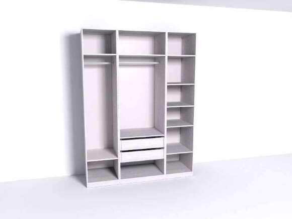 Гардеробная Рум. Комплект 4.2, ясень анкор светлый