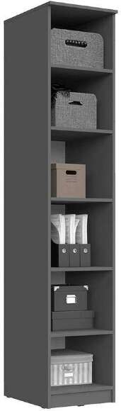 Шкаф-пенал Челси (МИФ) Графит