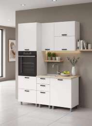 МК Аленушка 1,6м ПД 2 Лаванда Молочный,скоба черный,сонома