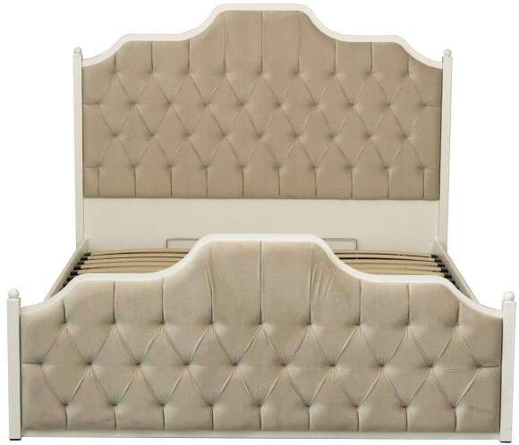 61.07 Кровать с ортопедическим основанием Бэлла 1400 Белый