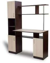 Стол компьютерный СК-7 венге/ясень шимо светлый